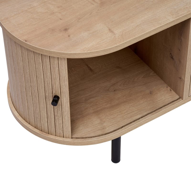 Bryric Tv-bänk 180 cm - Sapphire Oak/Svart - Möbler - TV- & Mediamöbler - TV bänk & mediabänk