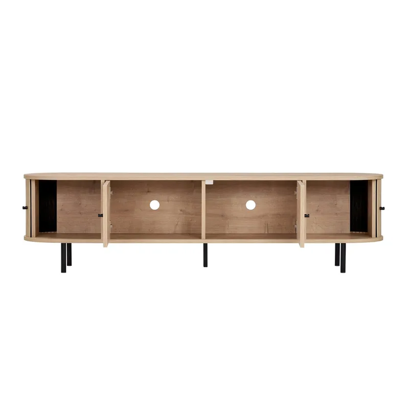 Bryric Tv-bänk 180 cm - Sapphire Oak/Svart - Möbler - TV- & Mediamöbler - TV bänk & mediabänk