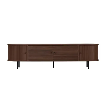 Bryric Tv-bänk 180 cm - Valnöt/Svart - Möbler - TV- & Mediamöbler - TV bänk & mediabänk
