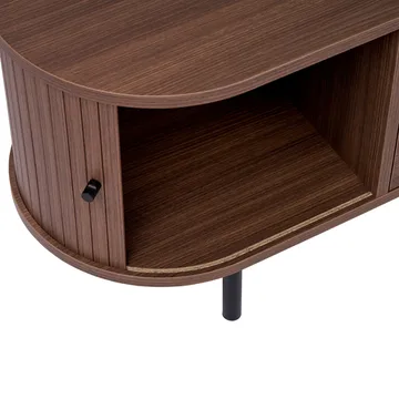 Bryric Tv-bänk 180 cm - Valnöt/Svart - Möbler - TV- & Mediamöbler - TV bänk & mediabänk
