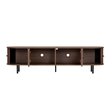 Bryric Tv-bänk 180 cm - Valnöt/Svart - Möbler - TV- & Mediamöbler - TV bänk & mediabänk