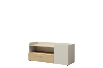 Buhan Tv-bänk 120 cm - Beige/Brun - Möbler - TV- & Mediamöbler - TV bänk & mediabänk