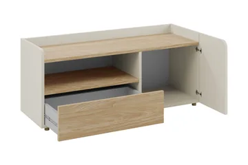 Buhan Tv-bänk 120 cm - Beige/Brun - Möbler - TV- & Mediamöbler - TV bänk & mediabänk