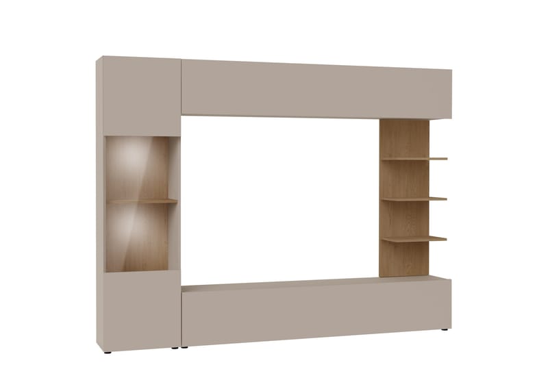 Bunda Tv-möbelset 250x30 cm, Beige