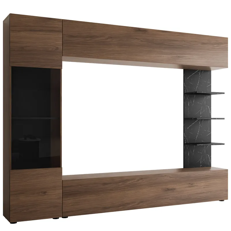 Bunda Tv väggenhet 250 cm, brun