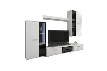 Bunta Tv-möbelset 235x40 cm - Vit - Möbler - TV- & Mediamöbler - TV-möbelset