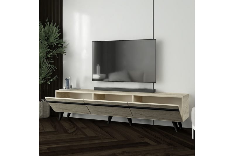 Calna Tv-bänk - Beige - Möbler - TV- & Mediamöbler - TV bänk & mediabänk
