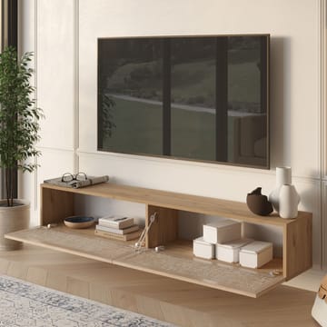 Canto TV-bänk 180x29,6x29,8 cm - Ek - Möbler - TV- & Mediamöbler - TV bänk & mediabänk
