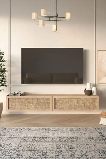 Canto TV-bänk 180x29,6x29,8 cm - Ek - Möbler - TV- & Mediamöbler - TV bänk & mediabänk