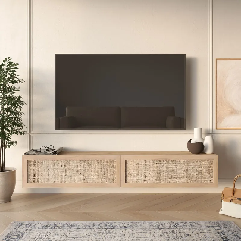 Canto TV-bänk 180x29,6x29,8 cm - Ek - Möbler - TV- & Mediamöbler - TV bänk & mediabänk
