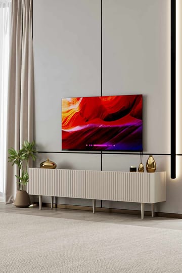 Capella TV-bänk 160x50x29 cm - Sandsten - Möbler - TV- & Mediamöbler - TV bänk & mediabänk
