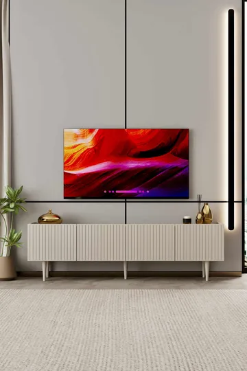 Capella TV-bänk 180x50x29 cm - Sandsten - Möbler - TV- & Mediamöbler - TV bänk & mediabänk