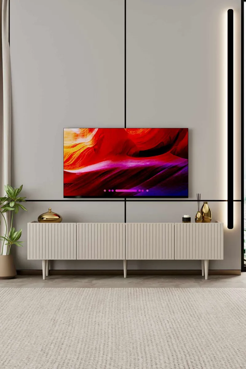 Capella TV-bänk 180x50x29 cm - Sandsten - Möbler - TV- & Mediamöbler - TV bänk & mediabänk