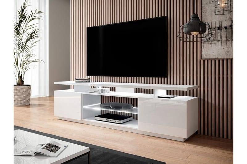 Ceasar Tv-bänk 180 cm - Vit - Möbler - TV- & Mediamöbler - TV bänk & mediabänk