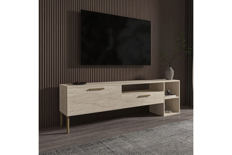 Chaclla Tv-bänk 150 cm - Beige - Möbler - TV- & Mediamöbler - TV bänk & mediabänk