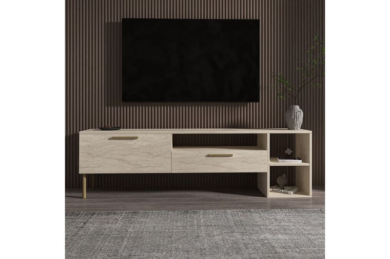 Chaclla Tv-bänk 150 cm - Beige - Möbler - TV- & Mediamöbler - TV bänk & mediabänk