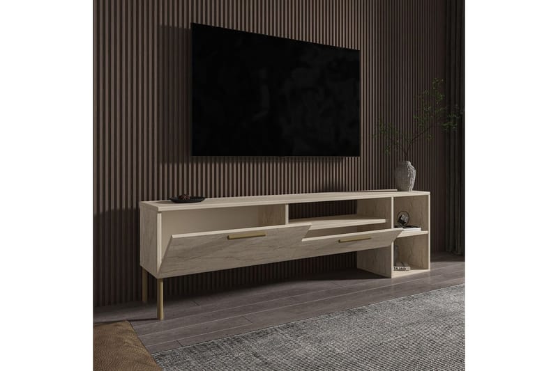 Chaclla Tv-bänk 150 cm - Beige - Möbler - TV- & Mediamöbler - TV bänk & mediabänk