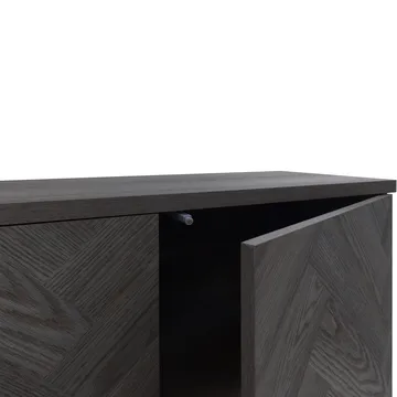 Charlene Tv-bänk 175 cm - Grå fiskbensek / grå ek - Möbler - TV- & Mediamöbler - TV bänk & mediabänk