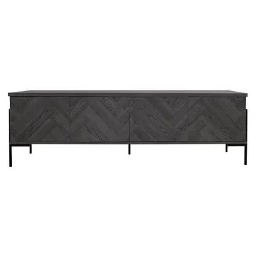 Charlene Tv-bänk 175 cm - Grå fiskbensek / grå ek - Möbler - TV- & Mediamöbler - TV bänk & mediabänk