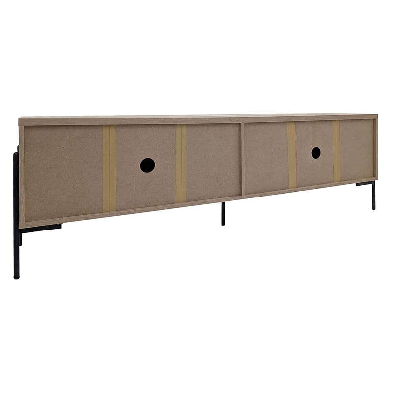 Charlene Tv-bänk 175 cm - Naturfärgad fiskbensek / naturek - Möbler - TV- & Mediamöbler - TV bänk & mediabänk
