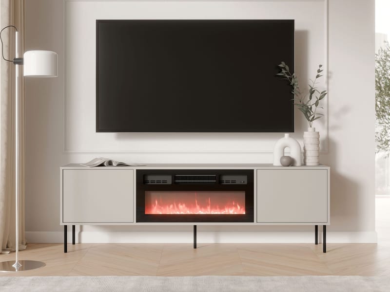 Claven Tv-bänk 183 cm - beige - Möbler - TV- & Mediamöbler - TV bänk & mediabänk