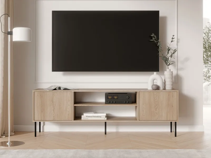 Claven Tv-bänk 183 cm - brun - Möbler - TV- & Mediamöbler - TV bänk & mediabänk