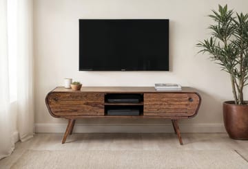 Coreri TV-bänk 160 cm - Mörkbrun - Möbler - TV- & Mediamöbler - TV bänk & mediabänk