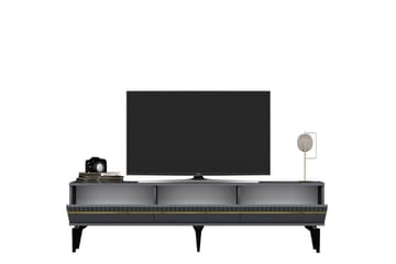 Defneia Tv-bänk 180 cm - Guld/Antracit - Möbler - TV- & Mediamöbler - TV bänk & mediabänk