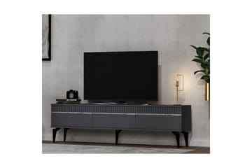 Defneia Tv-bänk 180 cm - Silver/Antracit - Möbler - TV- & Mediamöbler - TV bänk & mediabänk