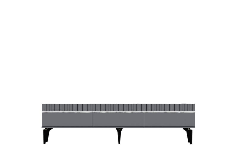 Defneia Tv-bänk 180 cm - Silver/Antracit - Möbler - TV- & Mediamöbler - TV bänk & mediabänk