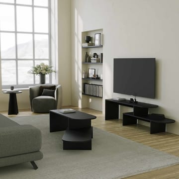 Deliones Tv-bänk 130 cm - Svart - Möbler - TV- & Mediamöbler - TV bänk & mediabänk