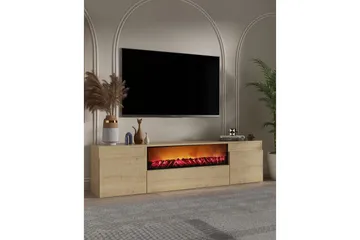 Deyron Tv-bänk 180 cm - Natur - Möbler - TV- & Mediamöbler - TV bänk & mediabänk