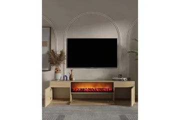 Deyron Tv-bänk 180 cm - Natur - Möbler - TV- & Mediamöbler - TV bänk & mediabänk