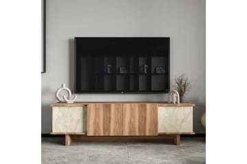 Diannare Tv-bänk 180 cm - Mediumfärgat trä - Möbler - TV- & Mediamöbler - TV bänk & mediabänk