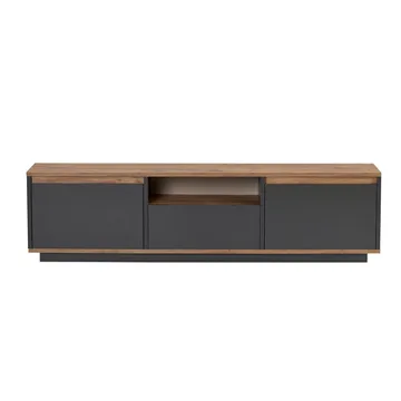 Domar Tv-bänk 160 cm - Antracit, Atlantic pine - Möbler - TV- & Mediamöbler - TV bänk & mediabänk