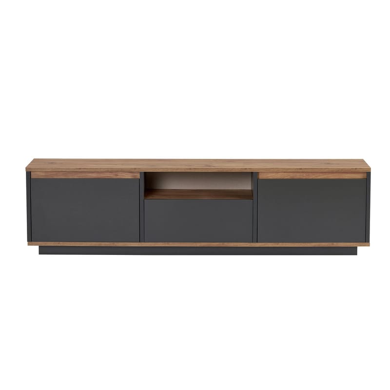 Domar Tv-bänk 160 cm - Antracit, Atlantic pine - Möbler - TV- & Mediamöbler - TV bänk & mediabänk