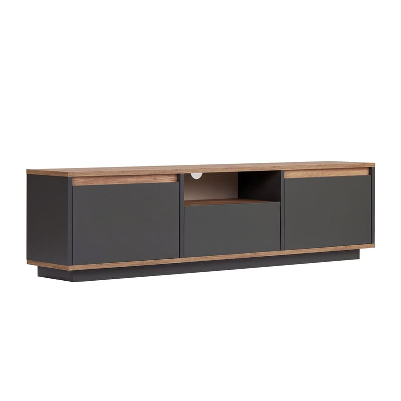 Domar Tv-bänk 160 cm - Antracit, Atlantic pine - Möbler - TV- & Mediamöbler - TV bänk & mediabänk