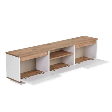Domar Tv-bänk 160 cm - Atlantic pine, vit - Möbler - TV- & Mediamöbler - TV bänk & mediabänk