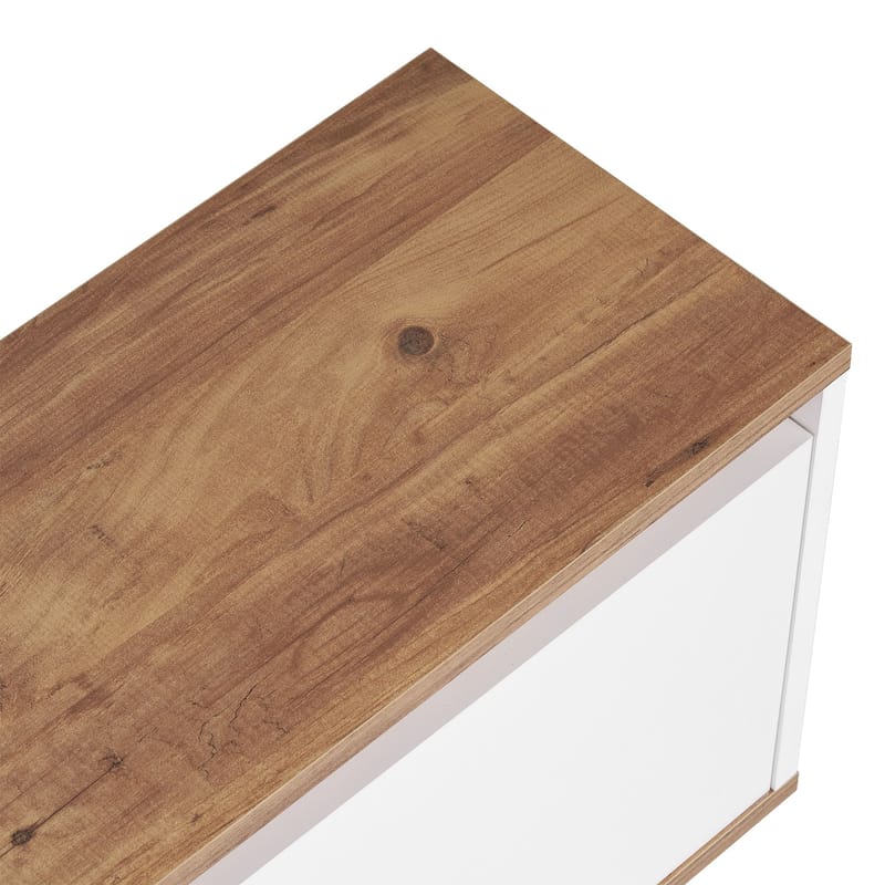Domar Tv-bänk 160 cm - Atlantic pine, vit - Möbler - TV- & Mediamöbler - TV bänk & mediabänk