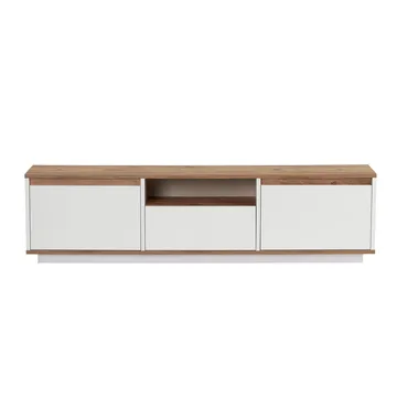 Domar Tv-bänk 160 cm - Atlantic pine, vit - Möbler - TV- & Mediamöbler - TV bänk & mediabänk