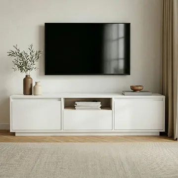 Domar Tv-bänk 160 cm - Naturligt vit - Möbler - TV- & Mediamöbler - TV bänk & mediabänk