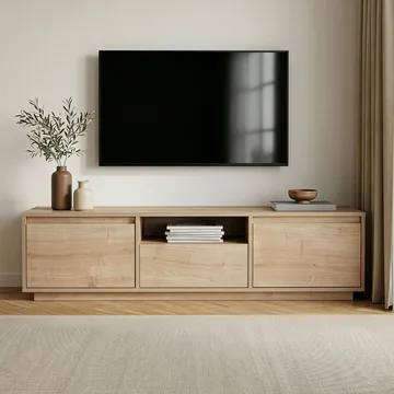 Domar Tv-bänk 160 cm - Sapphire oak - Möbler - TV- & Mediamöbler - TV bänk & mediabänk