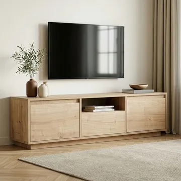 Domar Tv-bänk 160 cm - Sapphire oak - Möbler - TV- & Mediamöbler - TV bänk & mediabänk