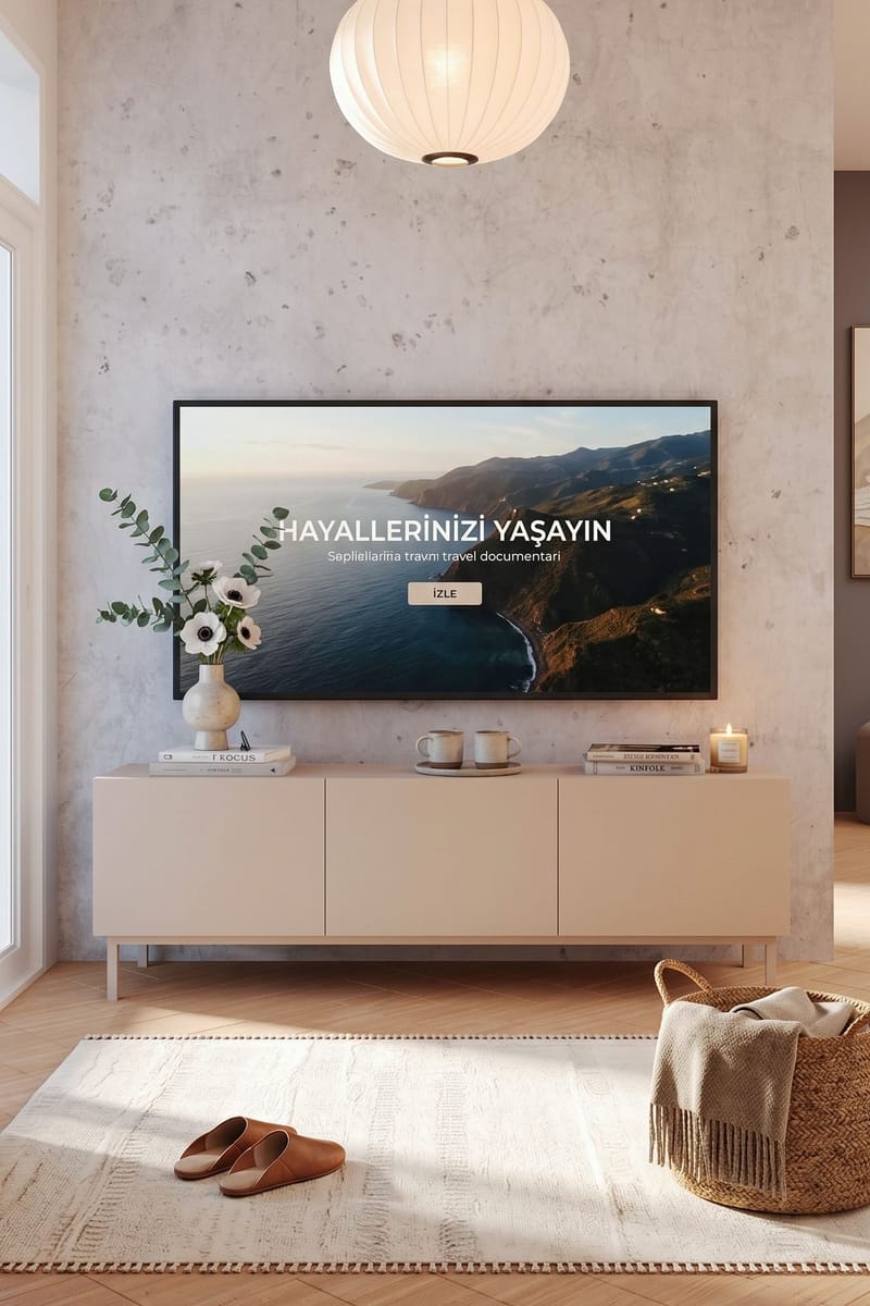Dorel TV-bänk 150x47,3x36,8 cm - Sand - Möbler - TV- & Mediamöbler - TV bänk & mediabänk