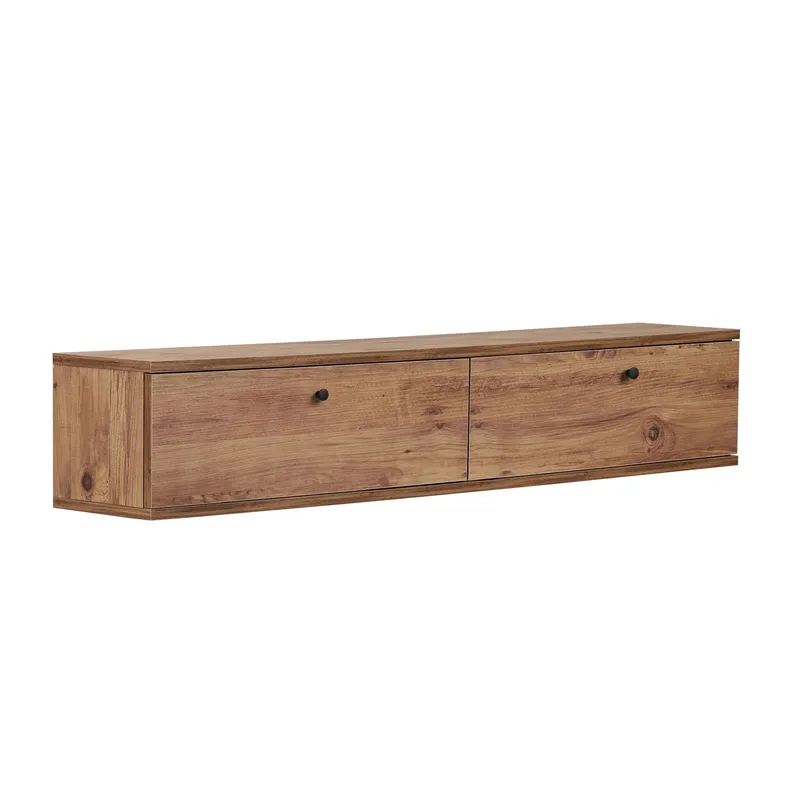 Dovren TV-bänk 140x25x25 cm - Atlantic Pine - Möbler - TV- & Mediamöbler - TV-hylla