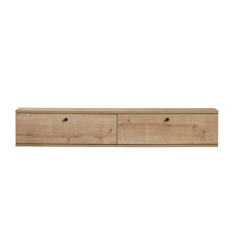 Dovren TV-bänk 140x25x25 cm - Sapphire Oak - Möbler - TV- & Mediamöbler - TV-hylla