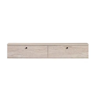 Dovren TV-bänk 140x25x25 cm - Travertin - Möbler - TV- & Mediamöbler - TV-hylla