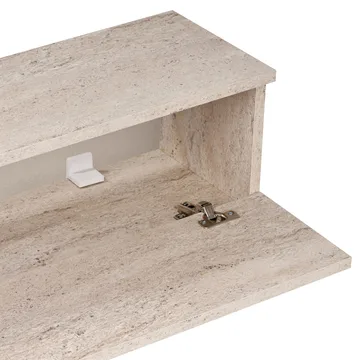 Dovren TV-bänk 140x25x25 cm - Travertin - Möbler - TV- & Mediamöbler - TV-hylla