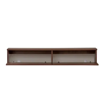 Dovren TV-bänk 140x25x25 cm - Valnöt - Möbler - TV- & Mediamöbler - TV-hylla