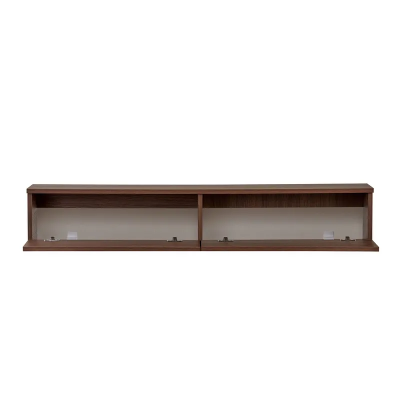 Dovren TV-bänk 140x25x25 cm - Valnöt - Möbler - TV- & Mediamöbler - TV-hylla